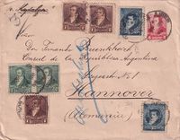 1898 Argentina-- to -Germany --Addressed to Argentina Consul in Hannover