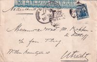 1915-12-05 Egypt-Netherlands Censored Mail, Posted from Port Said - written aboard ship