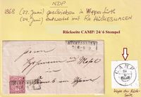 1868-06-22 AD NDP H&uuml;ckeswagen Ra 2 &euro;20