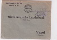 1923, Gebühr bezahlt, Interbank-Korrespondenz, geprüft Infla - - €25,-