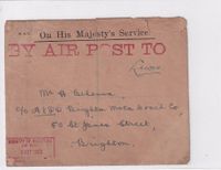 1913-10-03 GB Airmail OFFICIAL flight by AIR POST to Lewes
