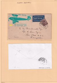 1928-02-20 By Dutch Plane 1st off mail