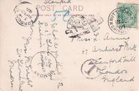 1907-07-18 India - Underpaid PPC from Butt Rd B.O(Branch Off) to Gb - Var Due Marks - &euro;15,-