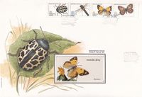 1985-02-19 Portugal Azores MH Spezial FDC Motiv - Insects