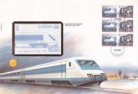 1988-08-25 Schweden MH Spezial FDC Motiv - Trains