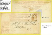 Early Illustrated envelope with phonographic ad, etc.