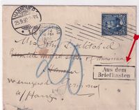 1899 Mail to US consul in Hannover from Milwaukee - Alongside Boxwed 