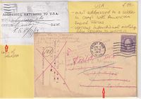 1919-04-10 USA Mail to a Soldier in Camp with American Exepdt Forces &euro;25-