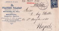 1903 USA Porto Rico MAYAGUEZ via San Juan & NY to Italy - - €35,-