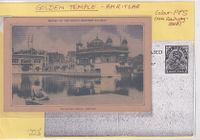 GOLDEN TEMPLE - AMRITSAR - Colour PPS (NW Railway Card)