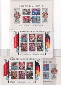 Für komplette DDR-Sammlung siehe unter Deutschland-Sammlungen
