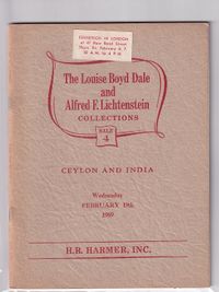 1969-02-19 DALE &amp; Lichtenstein Auction Cat nr 4 CEYLON &amp; INDIA