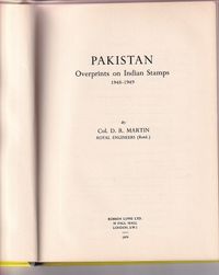 1959 Pakistan Overprints on Indian Stamps by Col. Martin (Important Ref for var ovpt & types - printings etc)