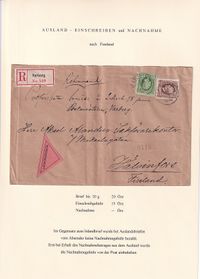 1910-10-28 Schweden nach Finnland NN - Ebf m Ank
